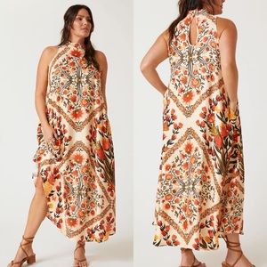 NWT Farm Rio Halter Maxi Dress